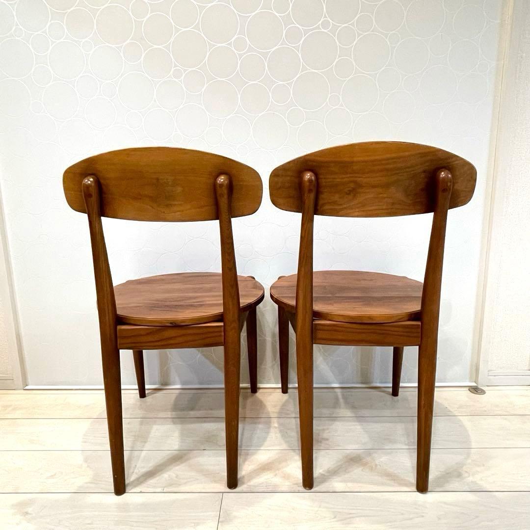 ダイニングチェア 天然木 木製 イス 無垢材 脚セット 椅子 北欧風