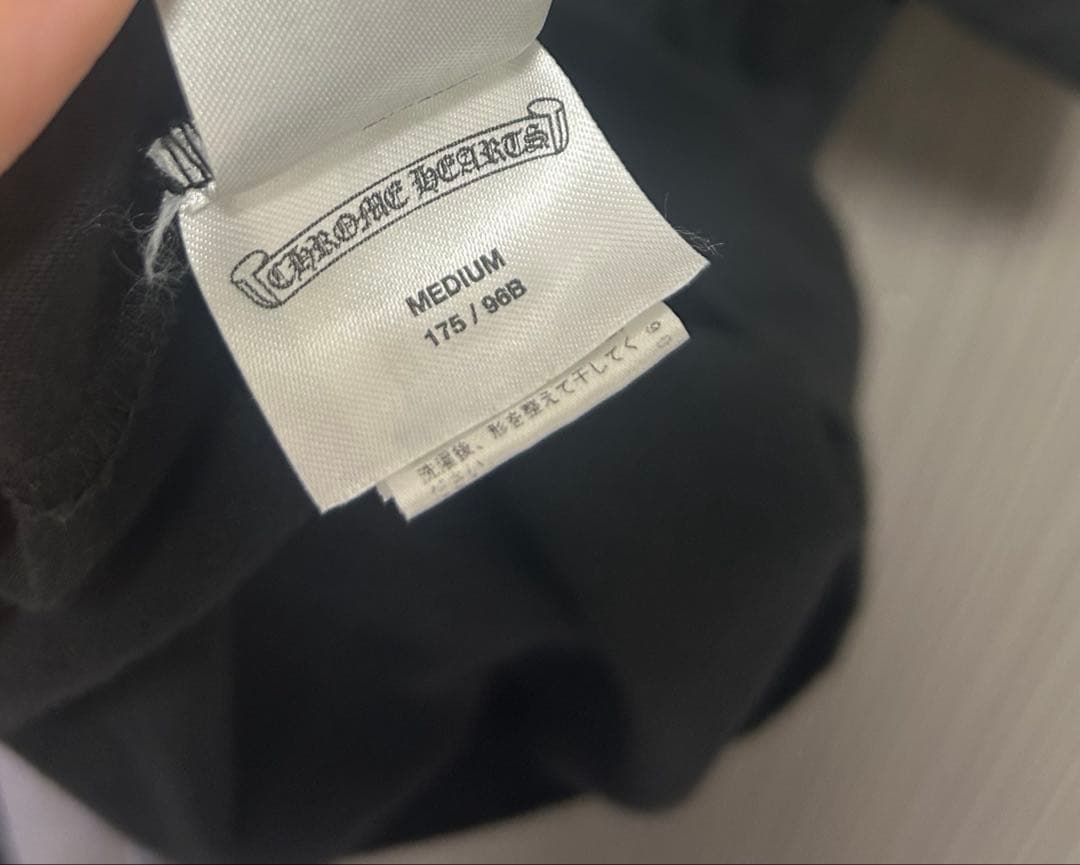 クロムハーツ 東京限定 バックスクロール ラベルプリント 半袖カットソー