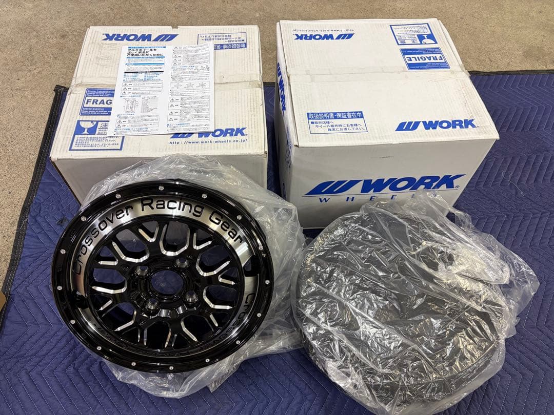 WORK CRAG CKV 14インチ 新品ホイール4本 センターキャップ同梱