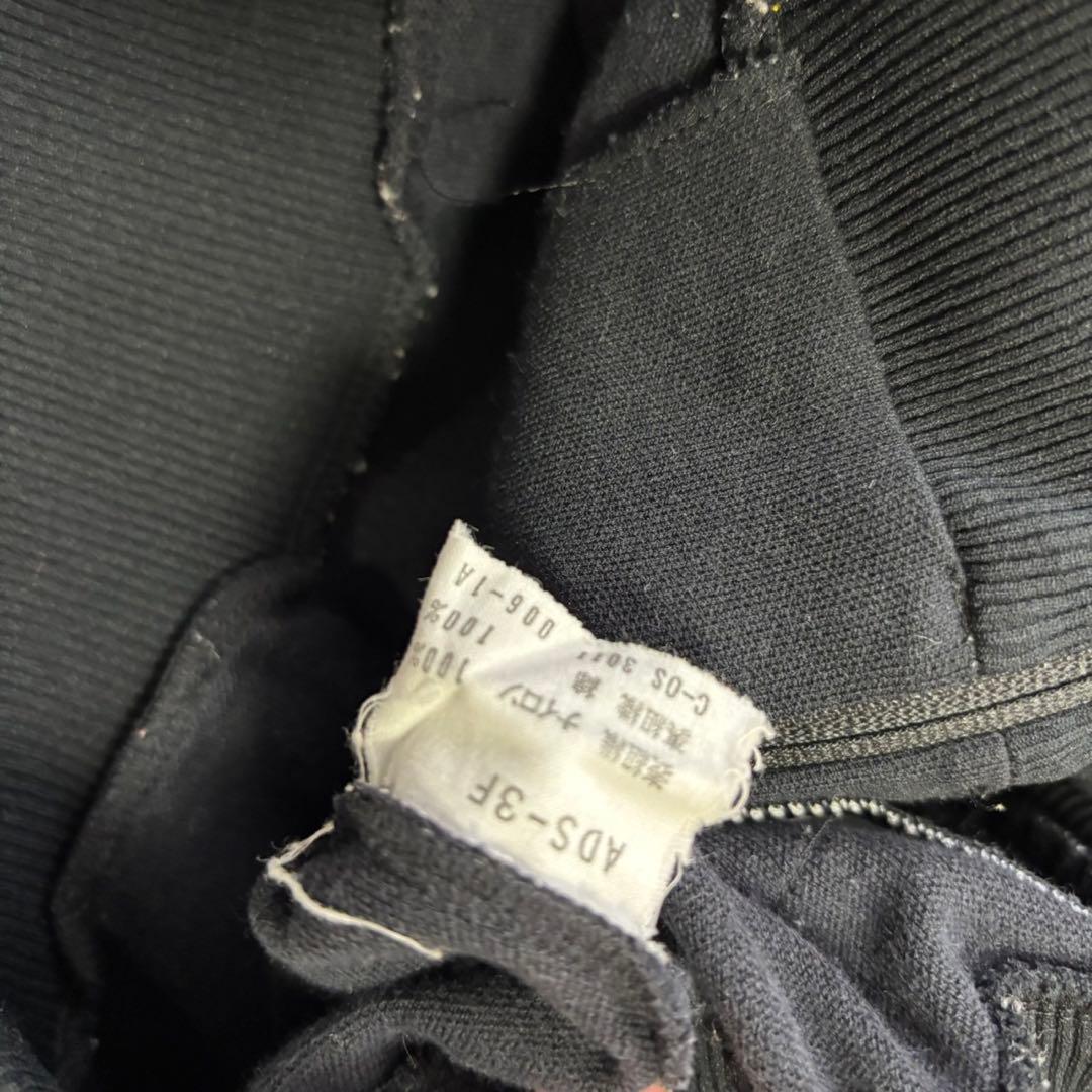 80's- adidas アディダス　トラックジャケット　赤　黒　5号