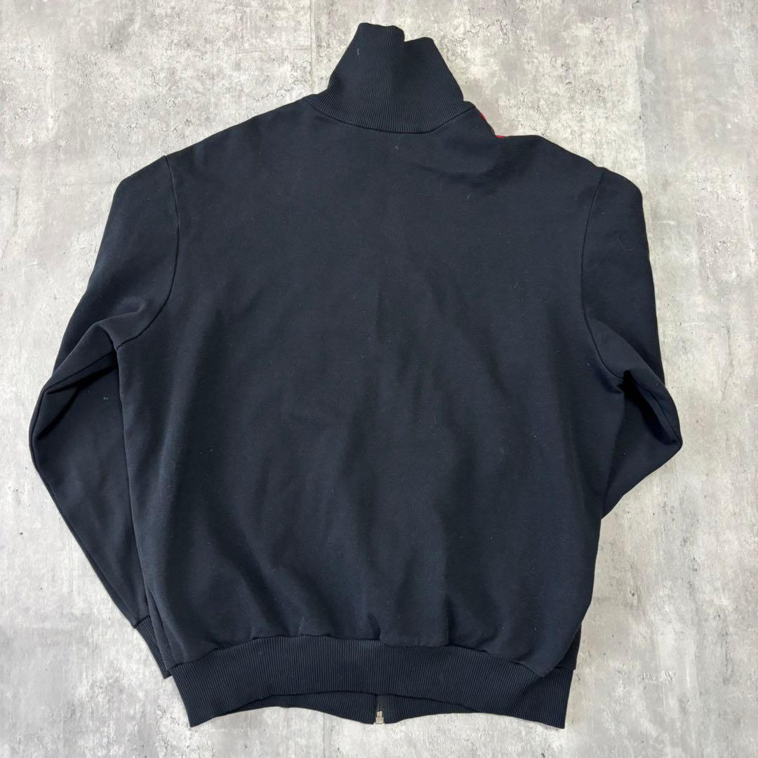 80's- adidas アディダス　トラックジャケット　赤　黒　5号