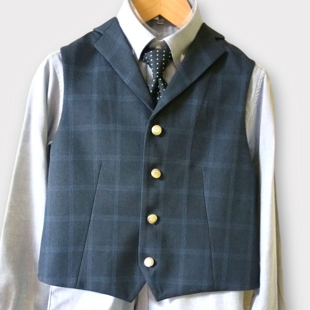 極美品✨ワンダーファクトリー スーツ 6点セット 150 スリーピース 卒服