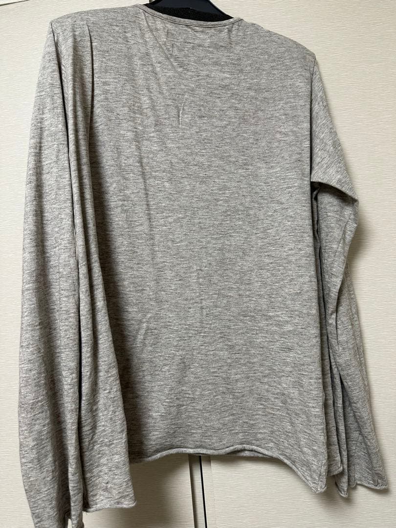 【美品】argue COTTON YAKWOOL HENRY-NECK LT