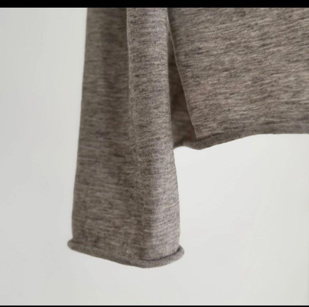 【美品】argue COTTON YAKWOOL HENRY-NECK LT