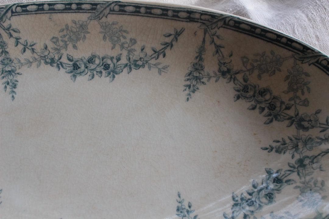 【K】クレイユ モントロー/Mignon 枯れたラヴィエ/フランスアンティーク