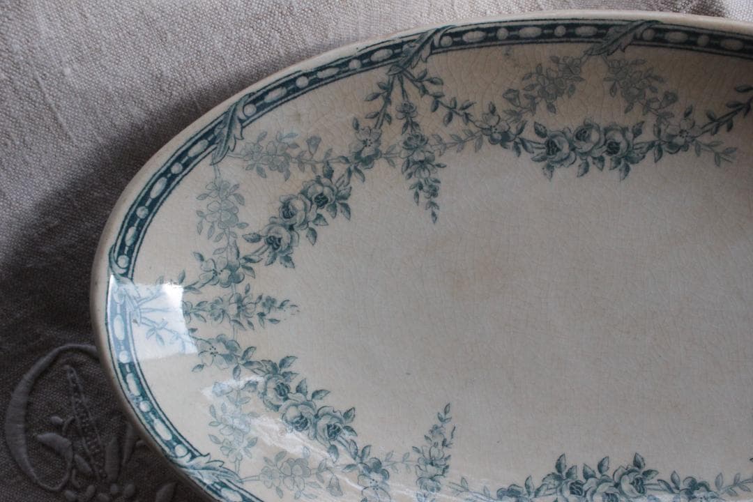 【K】クレイユ モントロー/Mignon 枯れたラヴィエ/フランスアンティーク