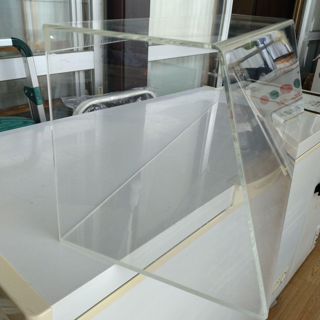 アクリル製ディスプレイケース 長方形＋LEDライティングバー20色