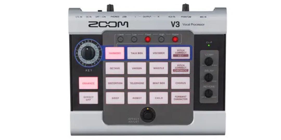 ZOOM ( ズーム ) V3 ボーカルエフェクター