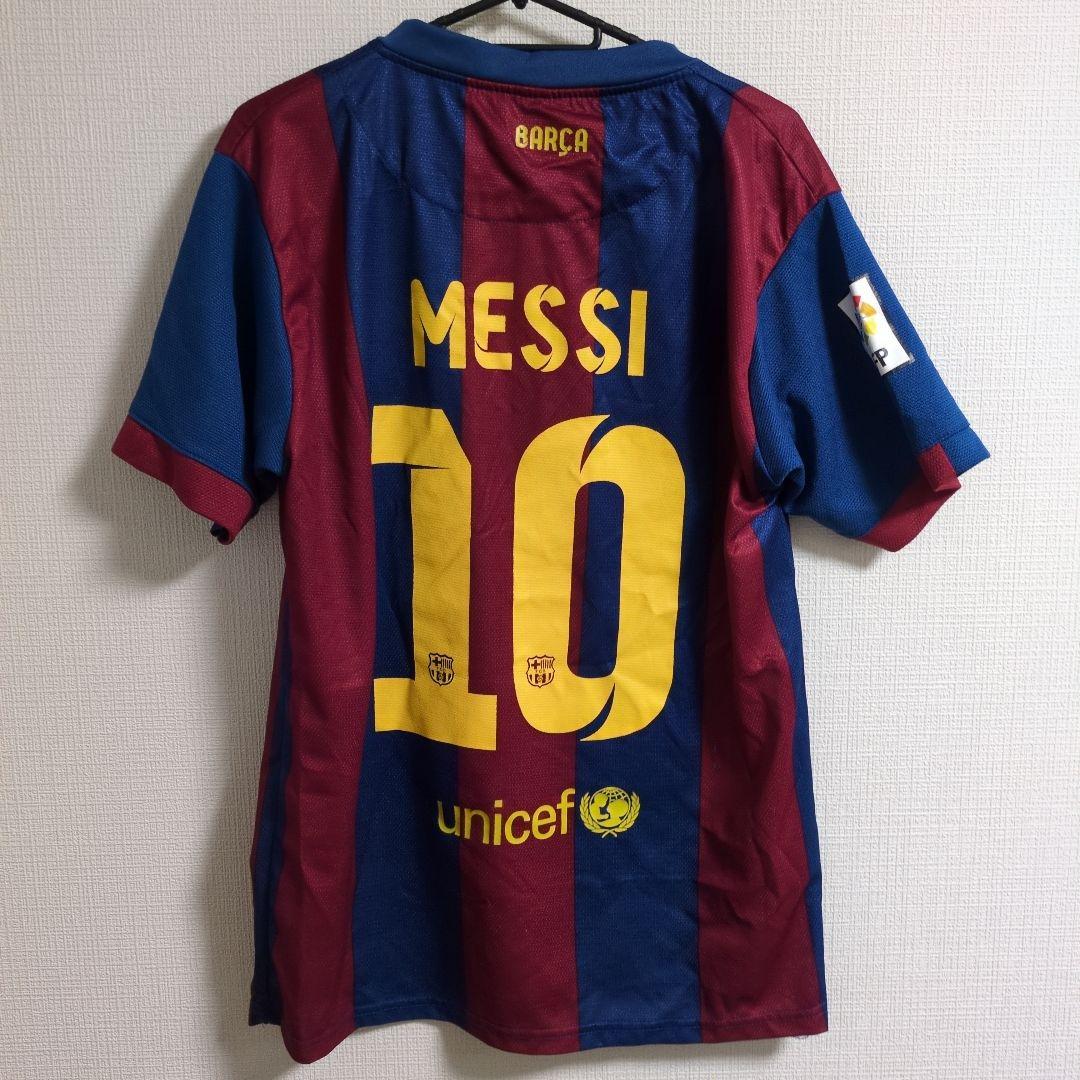バルセロナ　メッシ　ユニフォーム　バルサ　半袖　サッカーシャツ