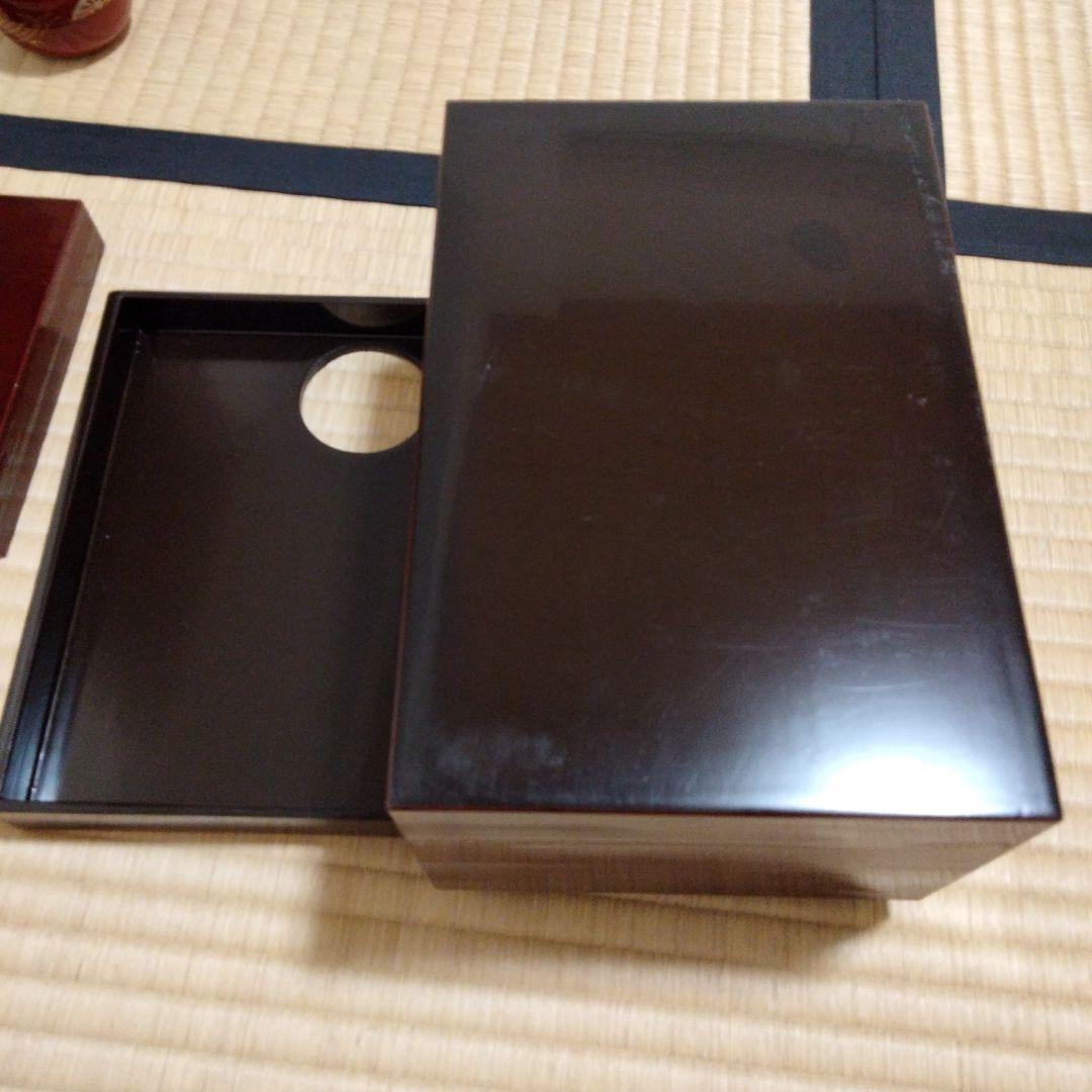 茶箱セット　美品　溜塗筋目　利休茶箱