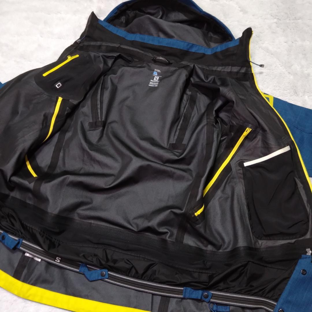 サロモン　スキーウェア上下セット　20K/20ｋ　AdvancedSkin　青黄