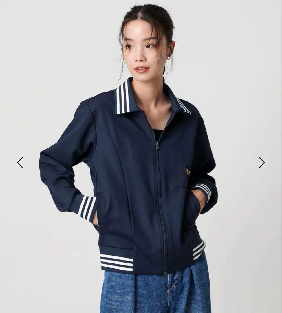 別注 ユナイテッドアローズ　アディダス　レトロ ブルゾン紺　S M adidas