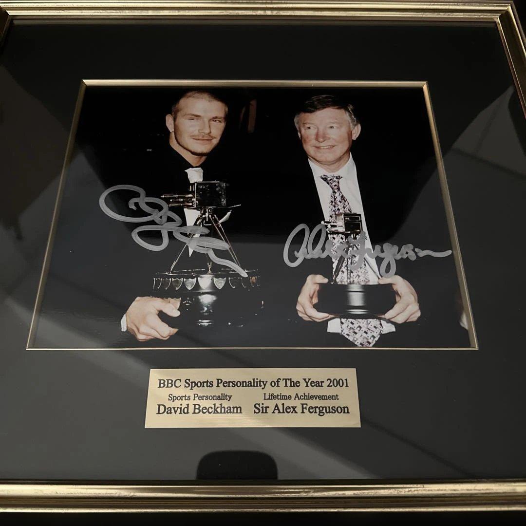 BBCスポーツパーソナリティ賞2001記念品直筆サイン入り