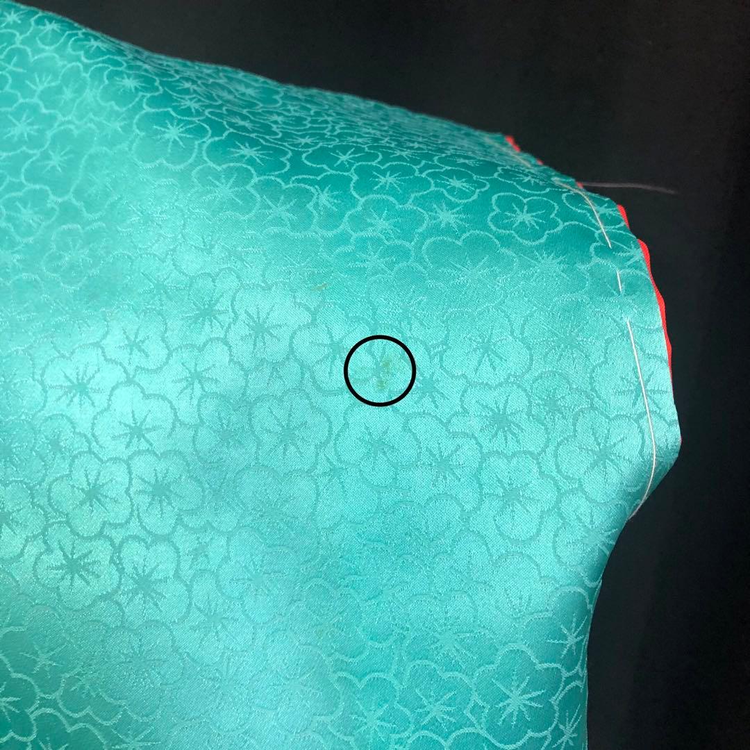 【正絹】 七五三　7歳　絵羽　鞠　折鶴　着物　四つ身　作り帯　セット　女の子