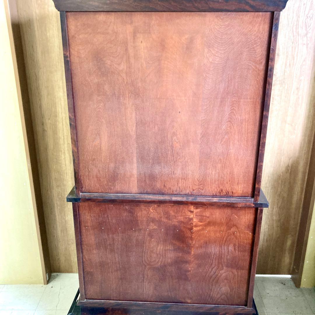 【良品】食器棚 ディスプレイ キャビネット収納棚 松本民芸家具