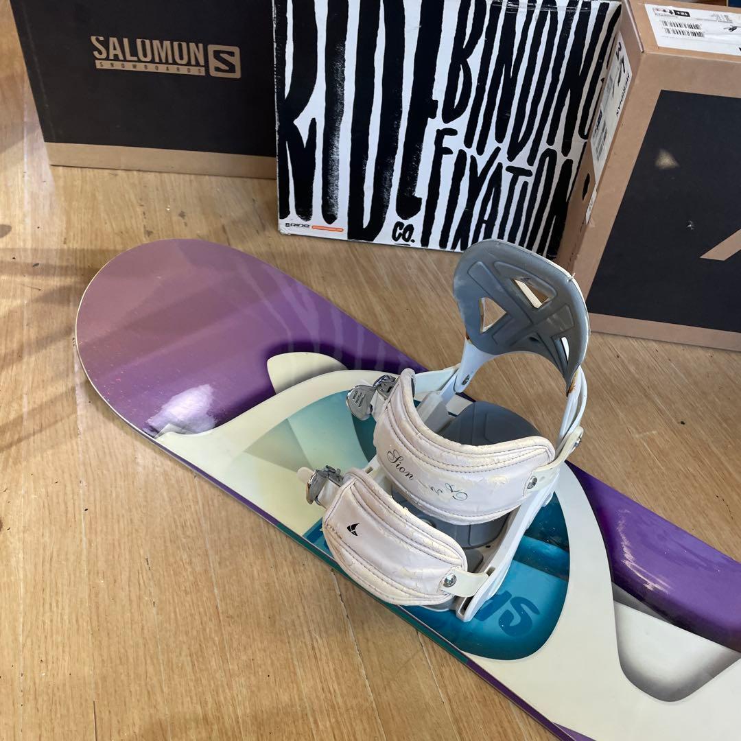 SALOMON×SION　サロモン　バインディング付　スノーボードセット