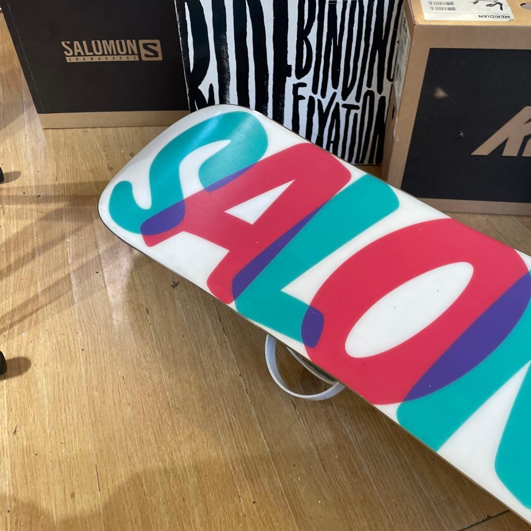 SALOMON×SION　サロモン　バインディング付　スノーボードセット