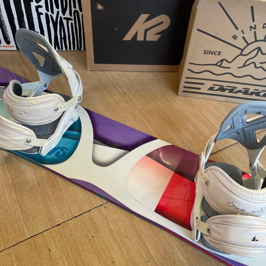 SALOMON×SION　サロモン　バインディング付　スノーボードセット