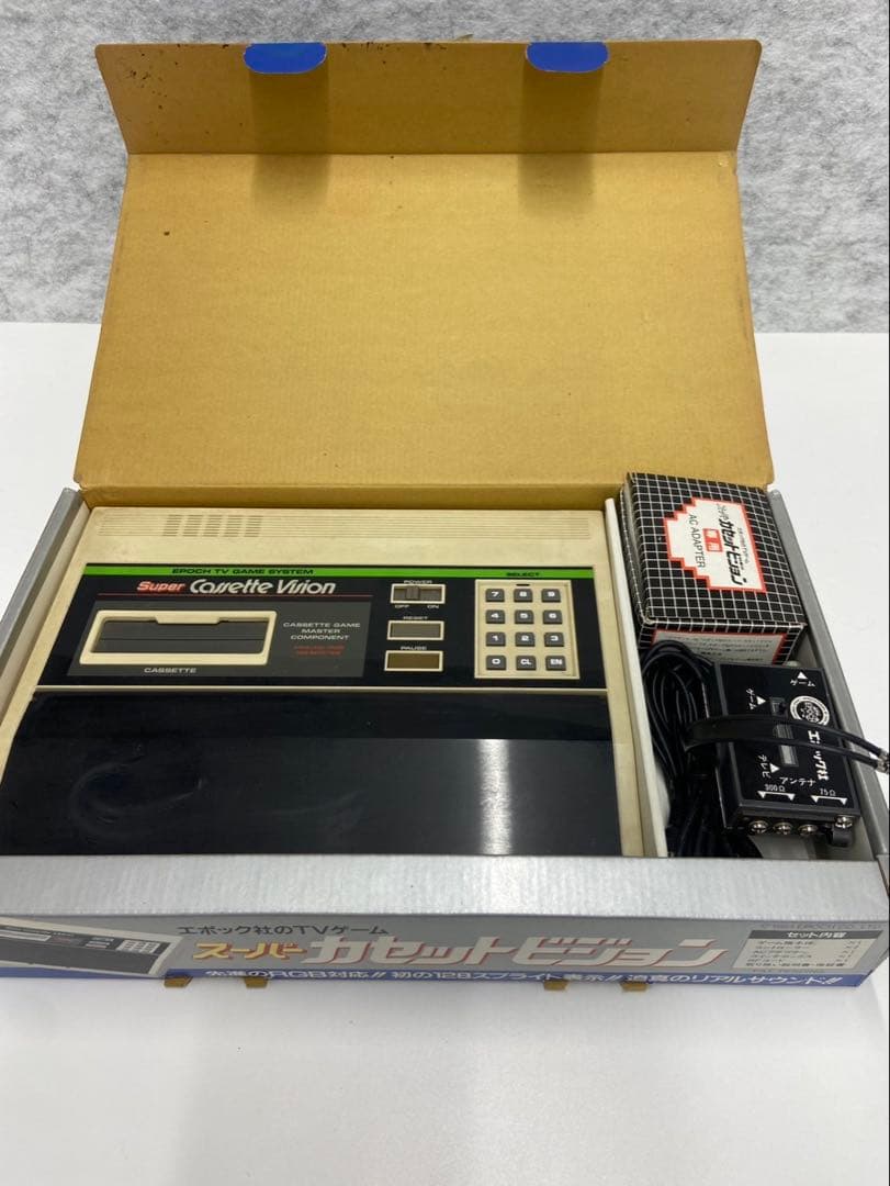 【当時物】EPOCH スーパーカセットビジョン ゲーム機セット