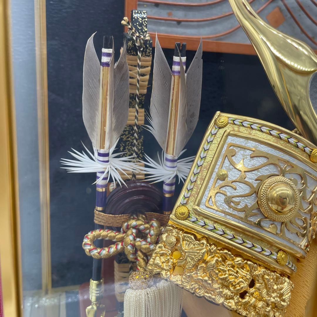 松*子様 豪華絢爛　高級　五月人形　兜飾　ガラスケース入　東京久月　オルゴール付