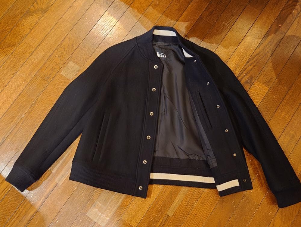 nyny1361　ザ・リラシス　レディースブルゾン　黒 38サイズ