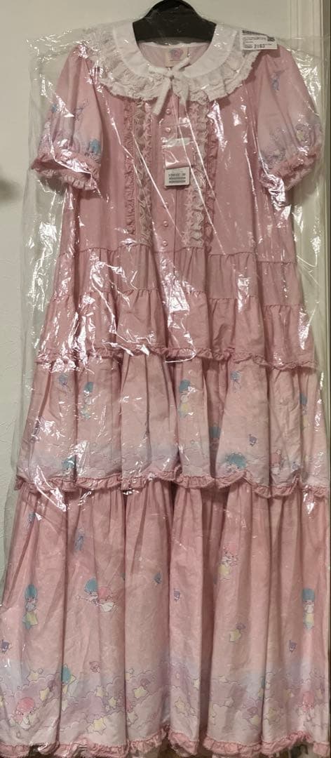 ピンクハウス　キキララロングワンピース　ピンク