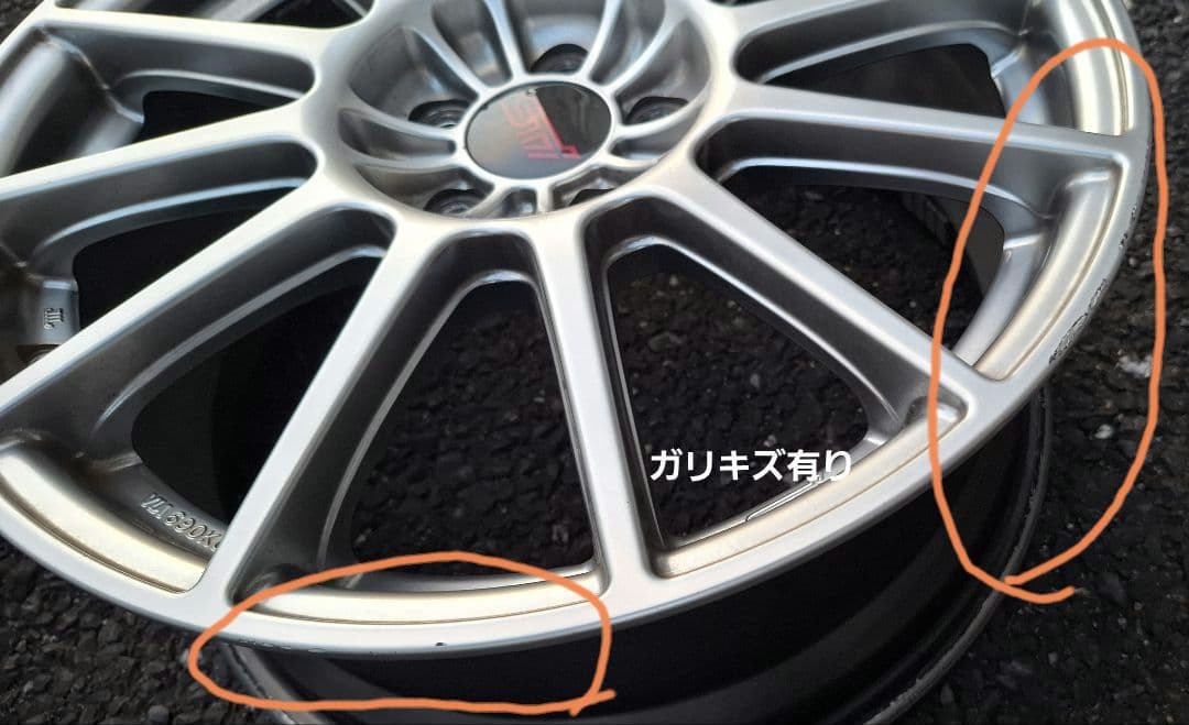 た*や様 スバル純正アルミホイール　17インチ　4本セット　sti　ENKEI