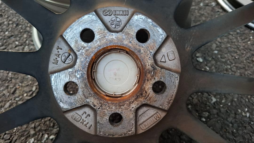 た*や様 スバル純正アルミホイール　17インチ　4本セット　sti　ENKEI