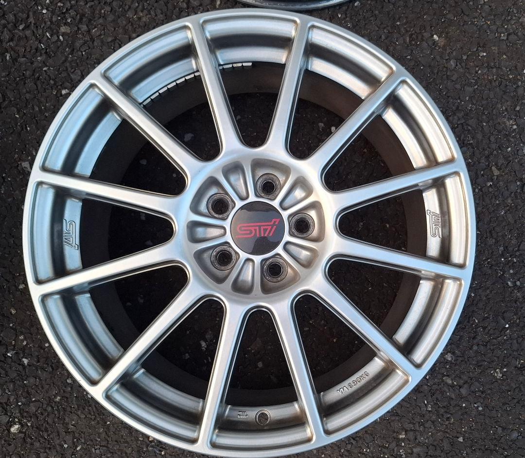 た*や様 スバル純正アルミホイール　17インチ　4本セット　sti　ENKEI