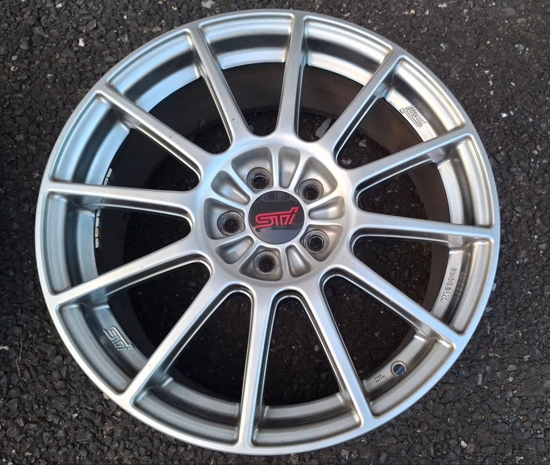 た*や様 スバル純正アルミホイール　17インチ　4本セット　sti　ENKEI