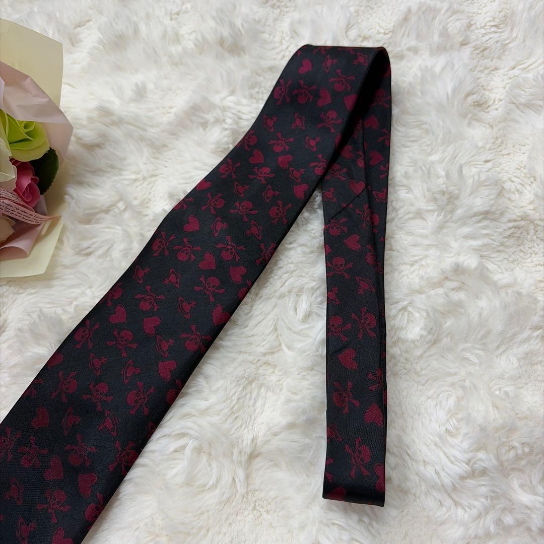 Vivienne Westwood ヴィヴィアン オーブ スカル ♡ ネクタイ