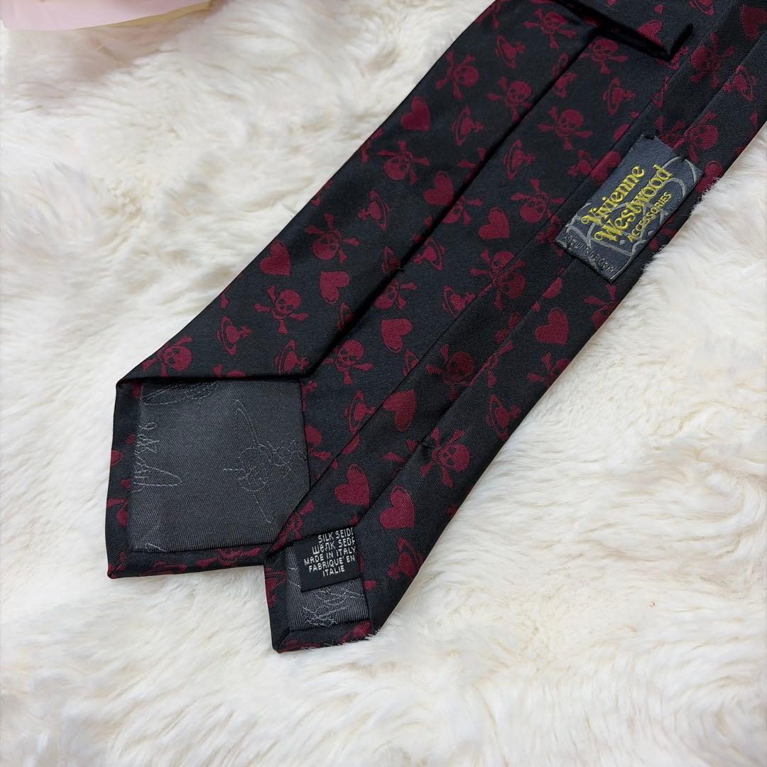 Vivienne Westwood ヴィヴィアン オーブ スカル ♡ ネクタイ