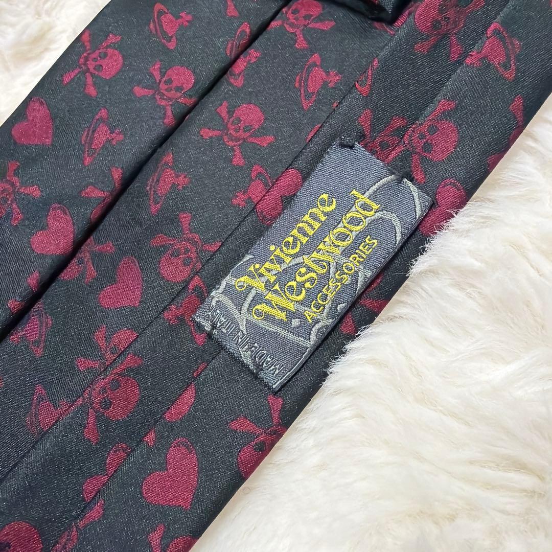 Vivienne Westwood ヴィヴィアン オーブ スカル ♡ ネクタイ