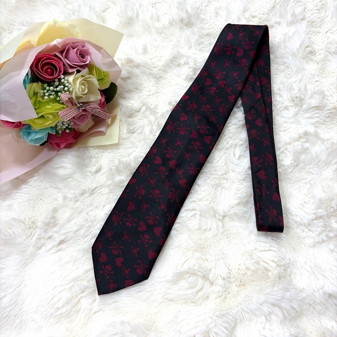 Vivienne Westwood ヴィヴィアン オーブ スカル ♡ ネクタイ