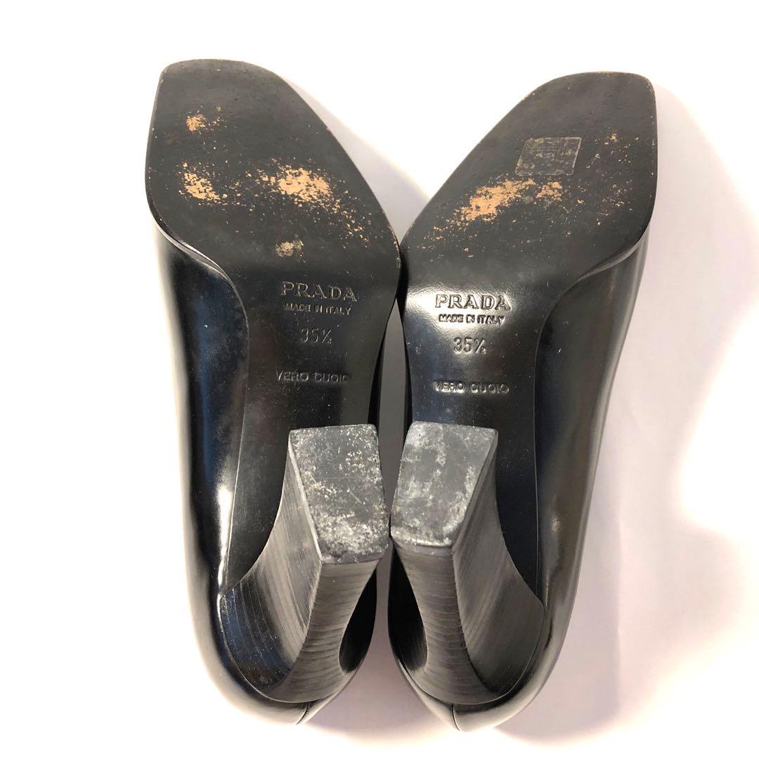 ✨極美品　プラダ　PRADA ハイヒール　ブラック　22.5cm