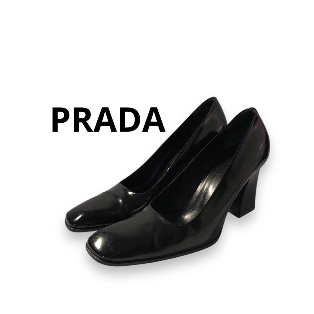 ✨極美品　プラダ　PRADA ハイヒール　ブラック　22.5cm