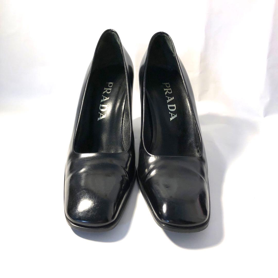 ✨極美品　プラダ　PRADA ハイヒール　ブラック　22.5cm