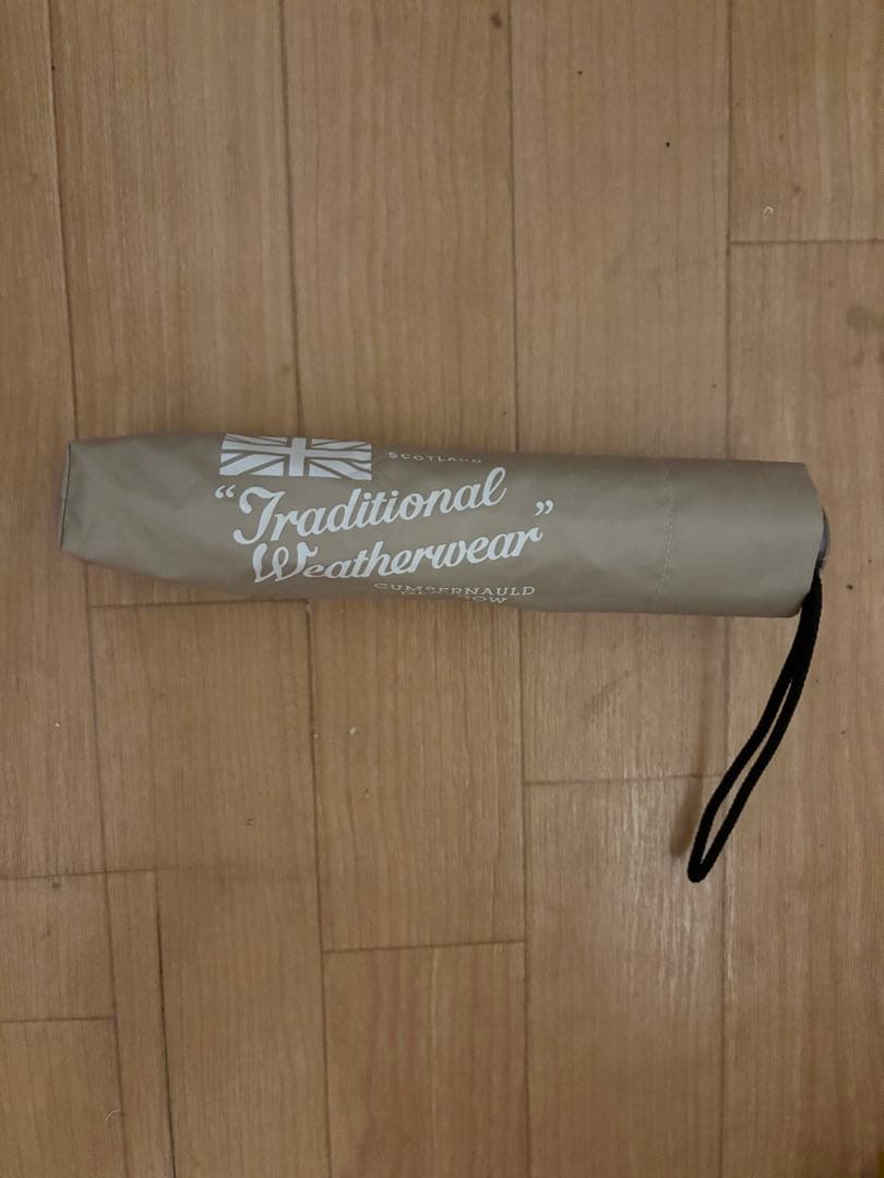 折りたたみ傘 Traditional Weatherwear 裏側ヒョウ柄