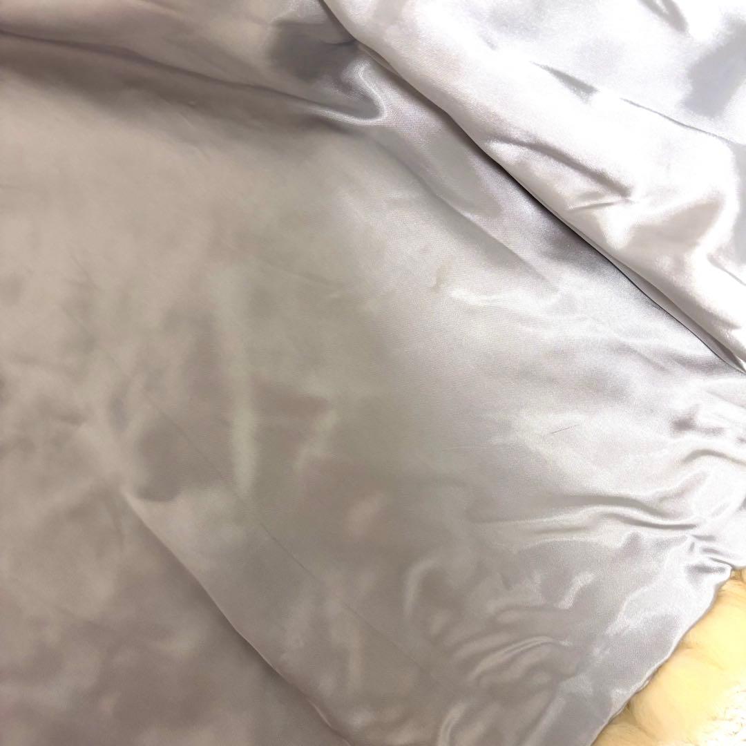 SAGA FOX サガフォックス　銀サガ　ボリューミー　毛皮　狐　ホワイト　美品