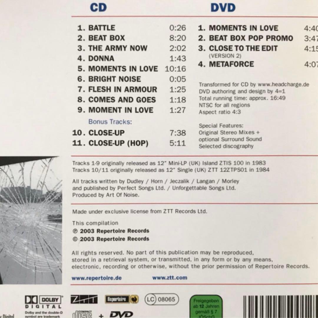 INTO BATTLE アート・オブ・ノイズ CD + DVD