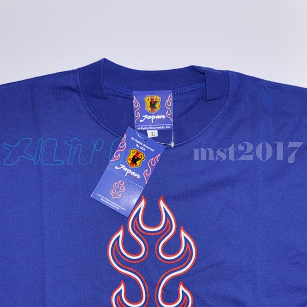 【ヴィンテージ 古着】JFA サッカー 日本代表 炎 Tシャツ 90s
