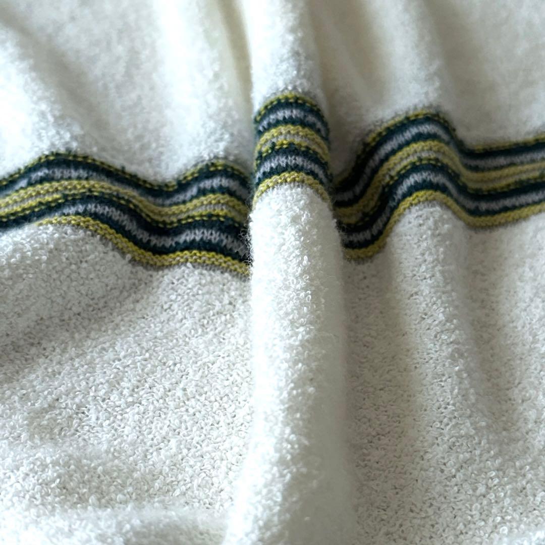 roberto collina パイル ボーダー ポロシャツ サイズXL 52