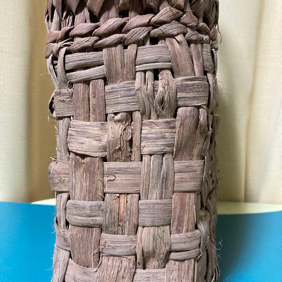 山葡萄カゴバッグ（国産） 持ち手革カバー付き　内布付き　 手作り