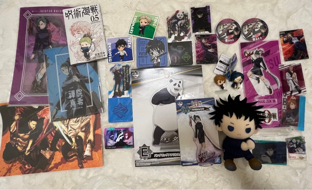 呪術廻戦まとめ売り、呪術廻戦ぴたぬい、呪術廻戦一番くじ