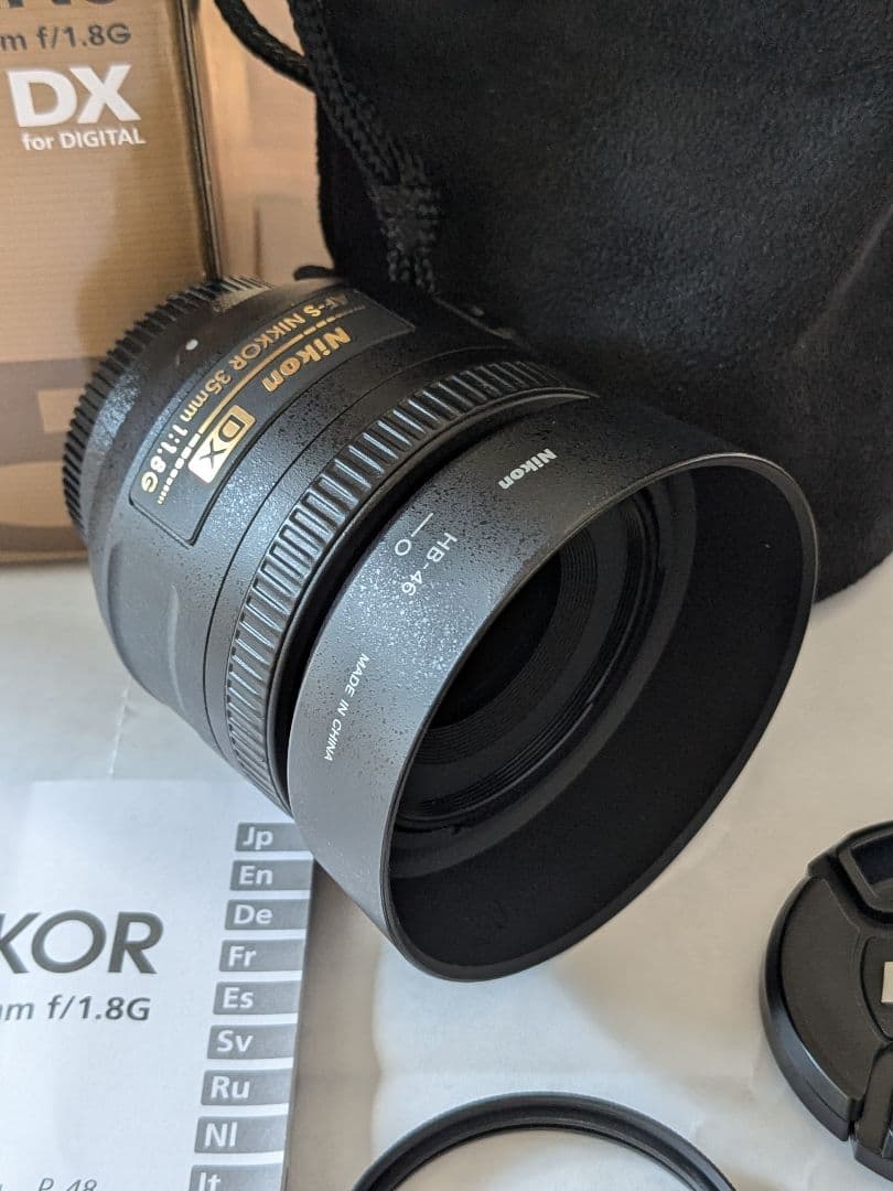 Nikon DX 35mm f1.8レンズ
