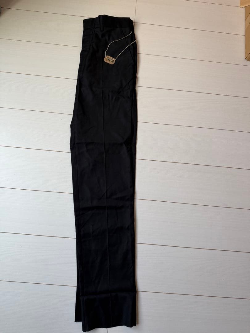 未使用品　Alexander McQueen ブラック スラックス