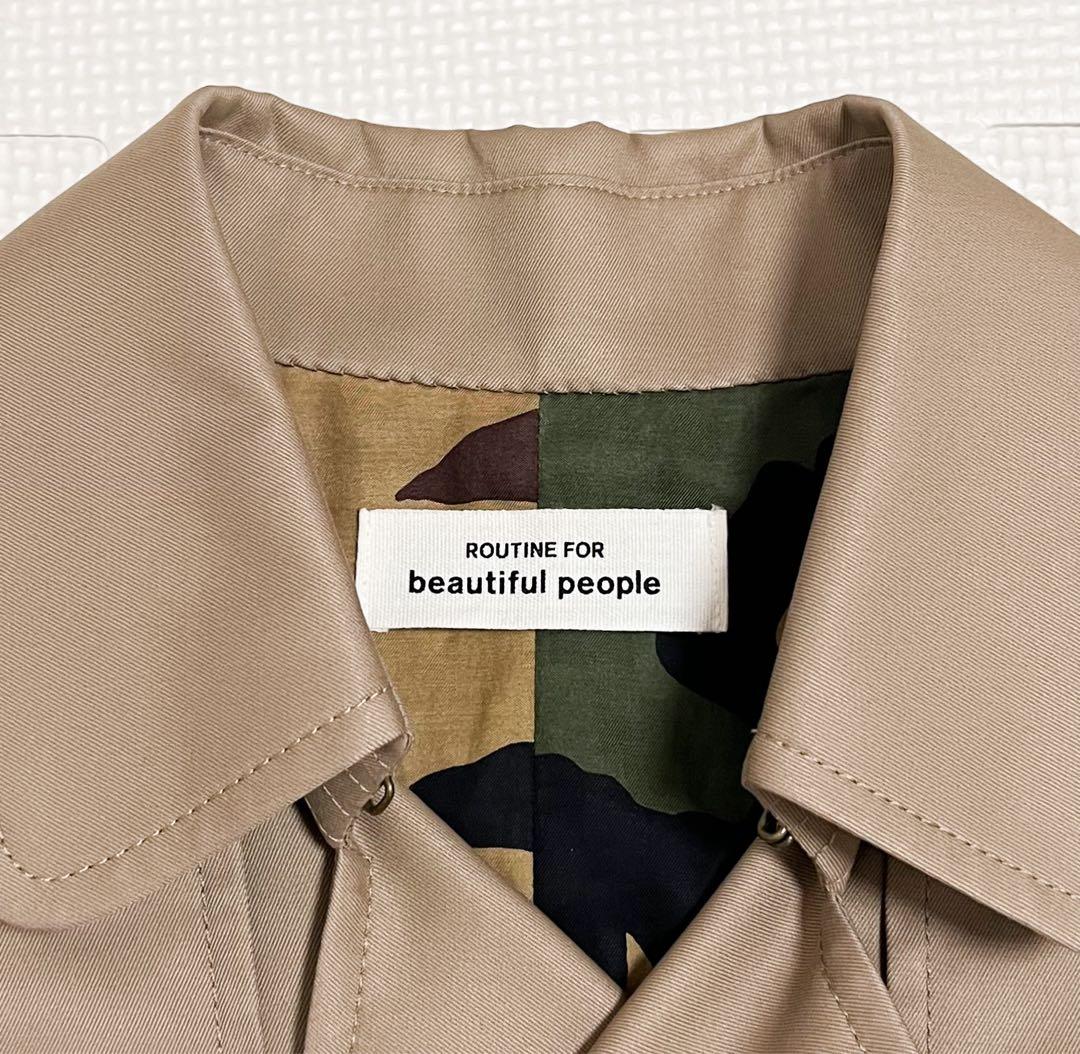 新品未使用 beautiful people トレンチコート ショート ミドル