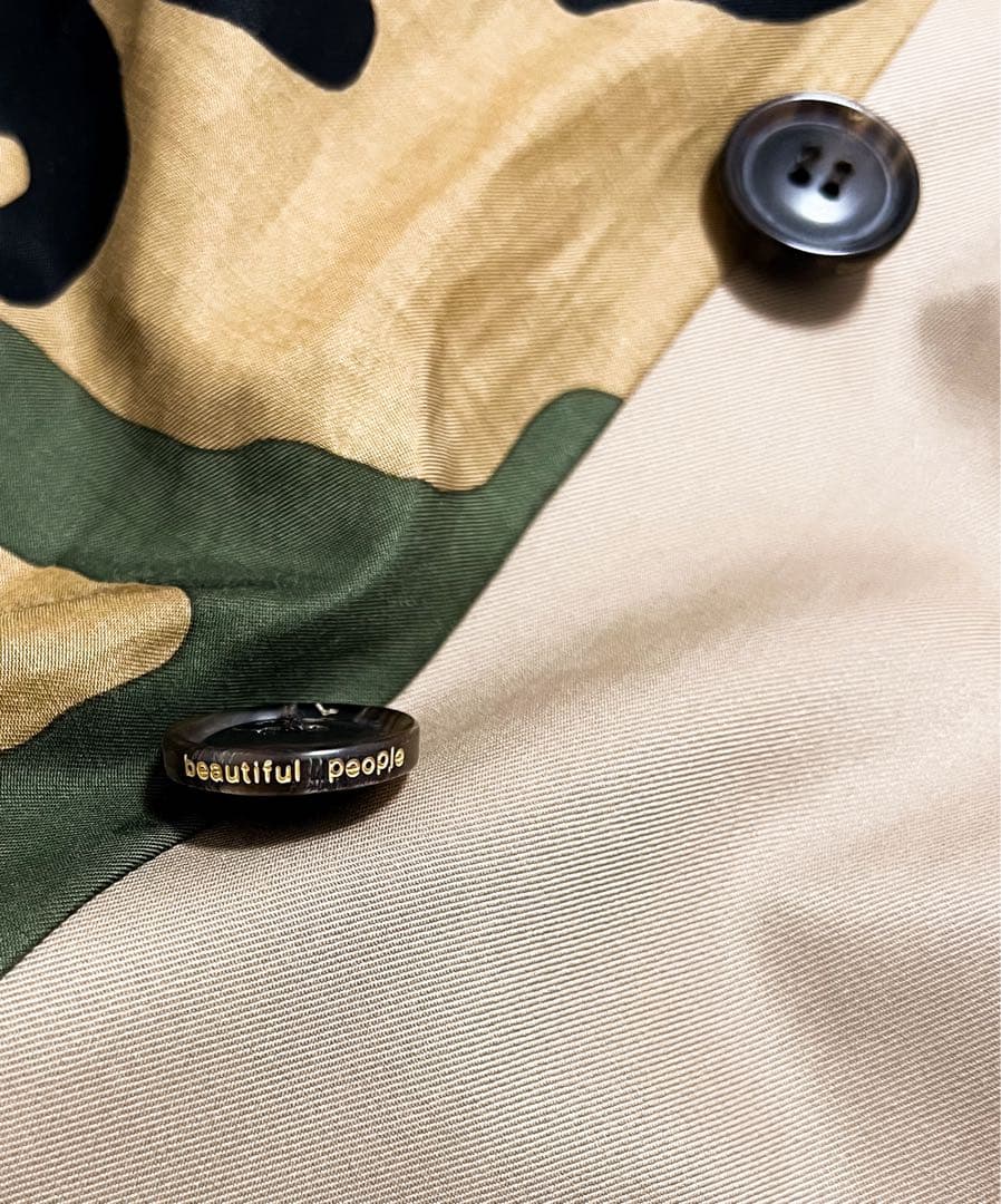 新品未使用 beautiful people トレンチコート ショート ミドル