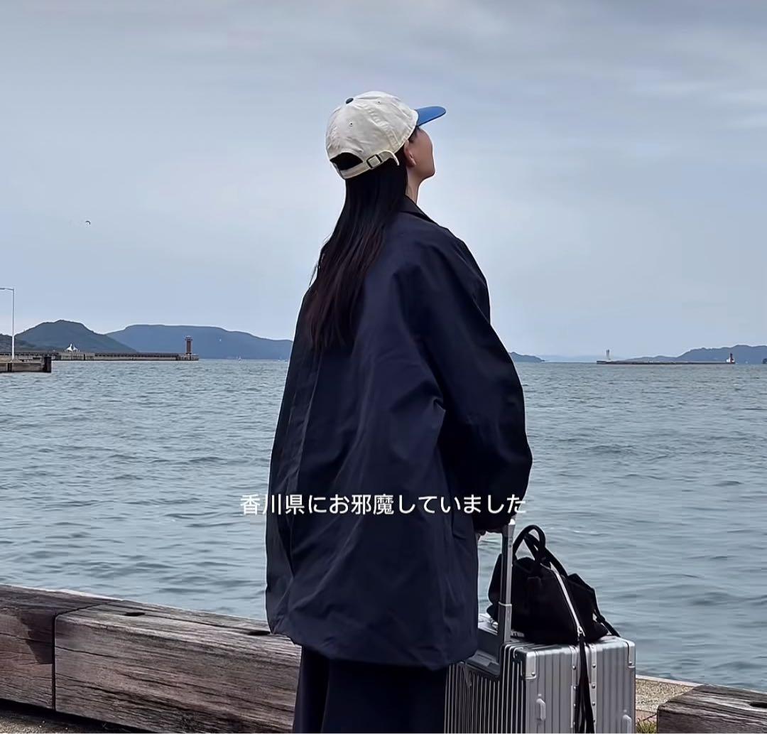 オーバーカラージャケット トレンチコート 売り切れ