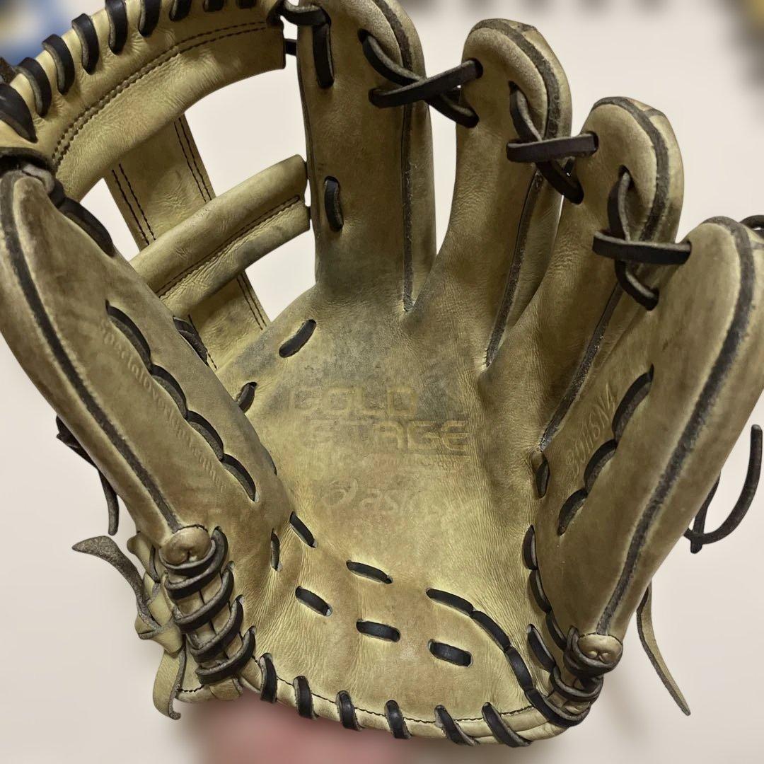 チ*面様 asics硬式用ゴールドステージキップレザー